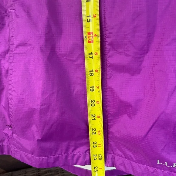 L.L. Bean Girls Large 14-16 Purple Rain Jacket - Picture 11 of 11